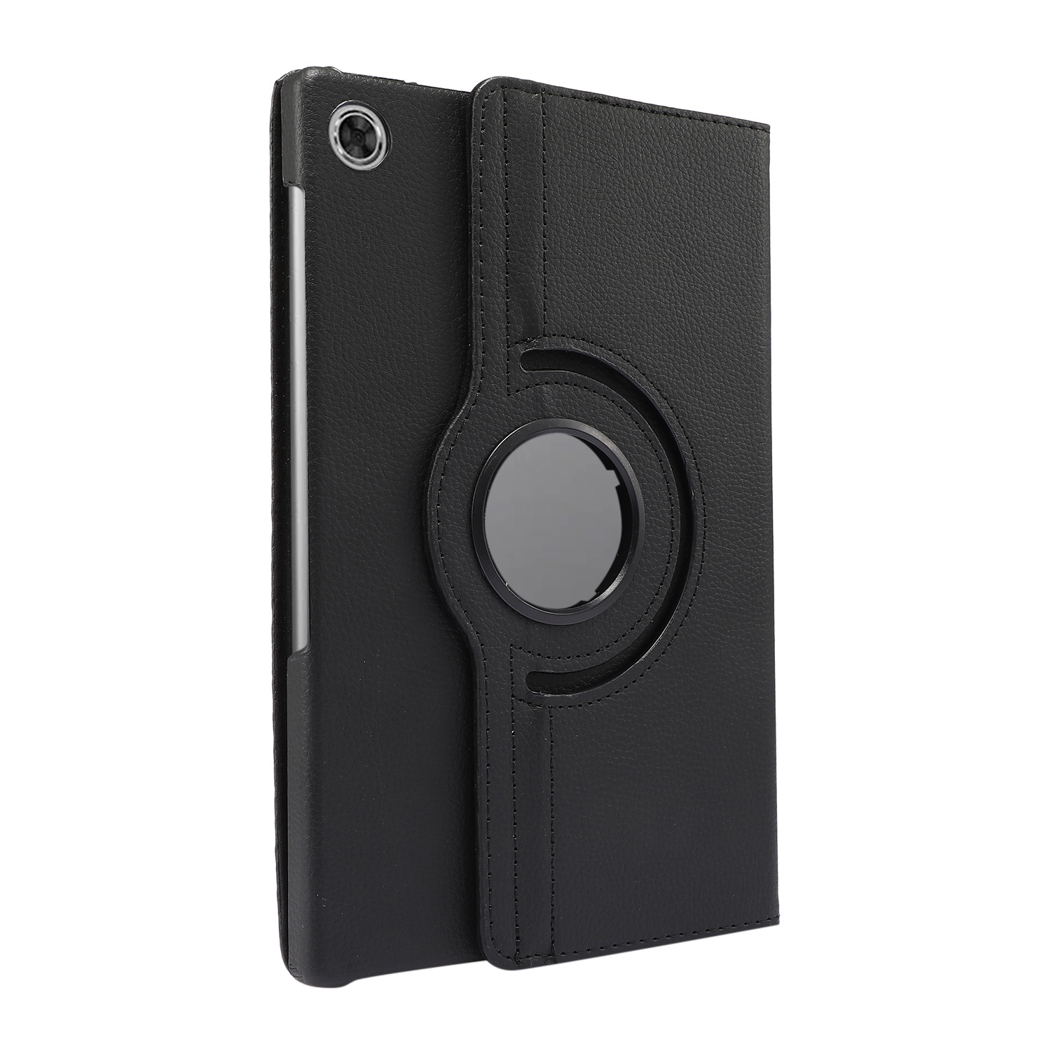 Case2go - Tablet Hoes geschikt voor Lenovo Tab M10 HD - 2e Generatie (TB-X306) - Draaibare Book Case Cover - 10.1 Inch - Zwart afbeelding