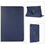 Case2go - Tablet hoes geschikt voor Samsung Galaxy Tab A8 (2022 &amp; 2021) - 10.5 Inch - Draaibare Book Case Cover - Donker Blauw