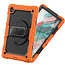 Case2go - Tablet Hoes geschikt voor Samsung Galaxy Tab A8 (2022 &amp; 2021) - 10.5 Inch - Heavy Duty Case met Ingebouwde Screenprotector en Schouderriem - Oranje