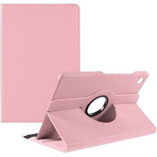 Case2go Case2go - Tablet hoes geschikt voor Samsung Galaxy Tab A8 (2022 &amp; 2021) - 10.5 Inch - Draaibare Book Case Cover - Roze