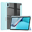 Case2go Case2go - Tablet Hoes geschikt voor Huawei Matepad 11 (2021) - Transparante Case - Tri-fold Back Cover - Licht Blauw