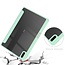 Case2go - Tablet Hoes geschikt voor Huawei Matepad 11 (2021) - Transparante Case - Tri-fold Back Cover - Mint Groen