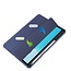 Case2go - Tablet Hoes geschikt voor Huawei Matepad 11 (2021) - Transparante Case - Tri-fold Back Cover - Donker Blauw