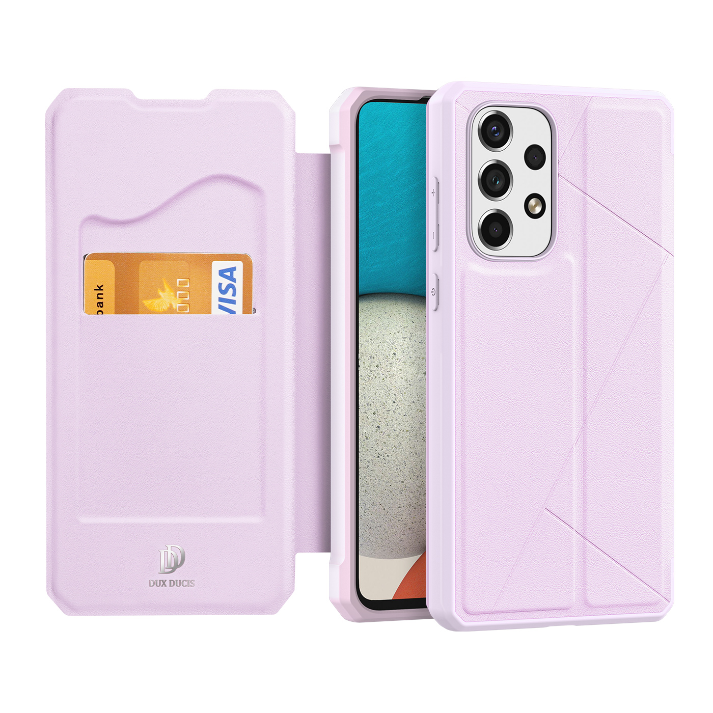 Dux Ducis - Hoesje geschikt voor Samsung Galaxy A73 5G - Skin X Case - Roze afbeelding