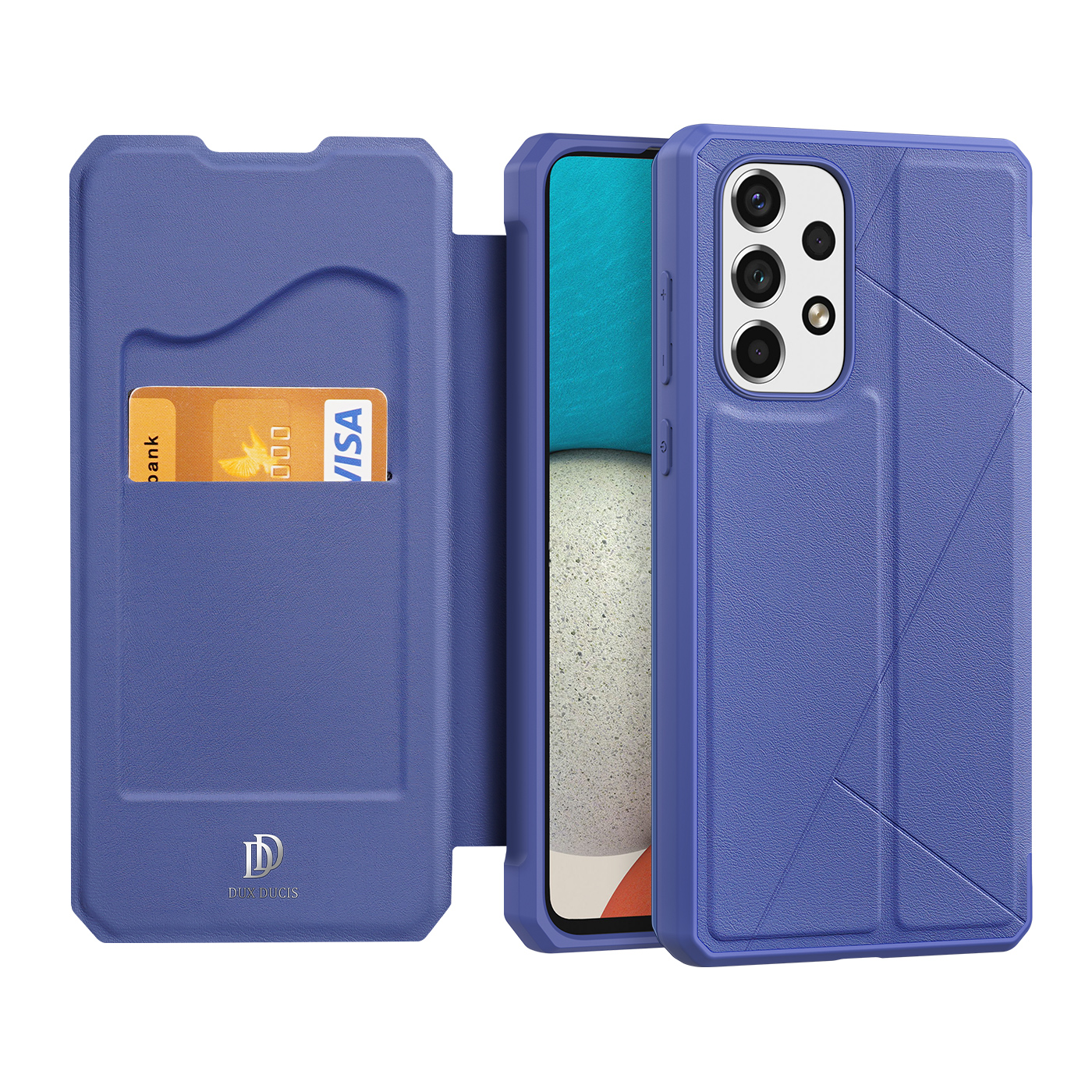 Dux Ducis - Hoesje geschikt voor Samsung Galaxy A73 5G - Skin X Case - Donker Blauw afbeelding