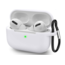 Case2go Case2go - Hoesje geschikt voor Apple Airpods Pro - Premium Siliconen beschermhoes met opdruk - 3.0 mm - Wit