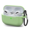 Case2go Case2go - Hoesje geschikt voor Apple Airpods Pro - Premium Siliconen beschermhoes met opdruk - 3.0 mm - Groen