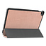 Case2go - Tablet Hoes geschikt voor Realme Pad - 10.4 inch - Tri-Fold Book Case - Auto Wake functie - Rose Goud