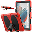 Case2go - Tablet hoes geschikt voor Samsung Galaxy Tab A8 (2022 &amp; 2021) - 10.5 Inch - Extreme Armor Case - Rood