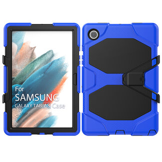 Case2go Case2go - Tablet hoes geschikt voor Samsung Galaxy Tab A8 (2022 &amp; 2021) - 10.5 Inch - Extreme Armor Case - Donker Blauw