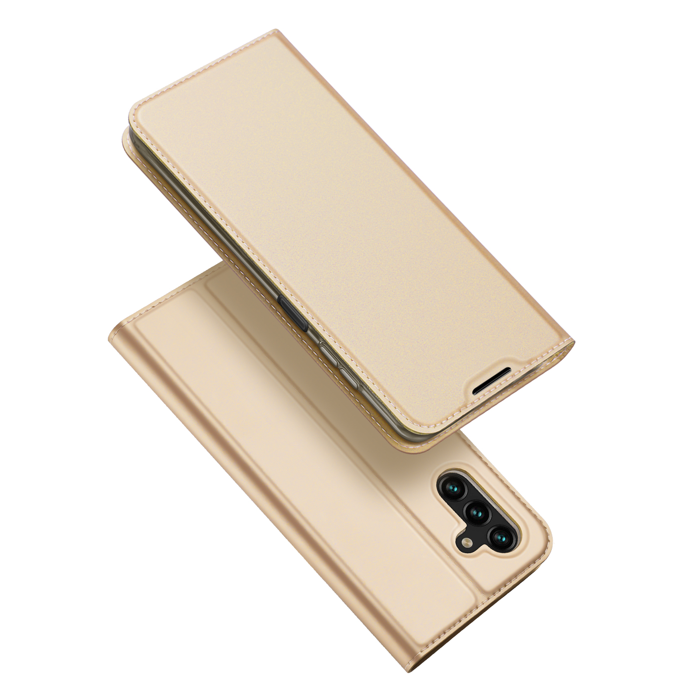 Dux Ducis - Telefoonhoesje geschikt voor Samsung Galaxy A13 5G - Skin Pro Book Case - Goud afbeelding