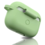 Case2go - Hoesje geschikt voor Apple Airpods Pro - Premium Siliconen beschermhoes met opdruk - 3.0 mm - Groen