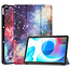 Case2go Case2go - Tablet Hoes geschikt voor Realme Pad - 10.4 inch - Tri-Fold Book Case - Auto Wake functie - Galaxy