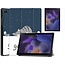 Case2go - Tablet Hoes & Screenprotector geschikt voor Samsung Galaxy Tab A8 (2022 & 2021) - 10.5 inch - Tri-Fold Book Case - Good Night