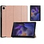Case2go Case2go - Tablet Hoes & Screenprotector geschikt voor Samsung Galaxy Tab A8 (2022 & 2021) - 10.5 inch - Tri-Fold Book Case - Rosé Goud