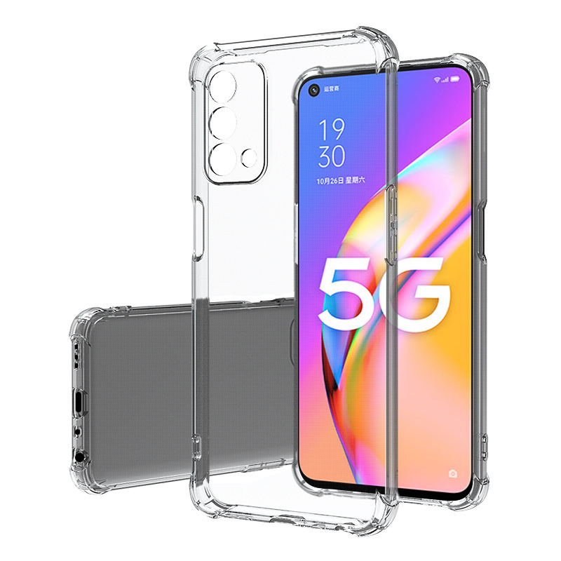 Telefoonhoesje geschikt voor OnePlus Nord N200 5G - Clear Soft Case - Siliconen Back Cover - Shock Proof TPU - Transparant afbeelding