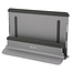 LMP - Verticale Aluminium Laptop standaard - Aluminium houder - Geschikt voor elke MacBook van 12" tot 16" - Space Grey