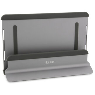 LMP LMP - Verticale Aluminium Laptop standaard - Aluminium houder - Geschikt voor elke MacBook van 12" tot 16" - Space Grey