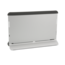 LMP - Verticale Aluminium Laptop standaard - Aluminium houder - Geschikt voor elke MacBook van 12" tot 16" - Zilver