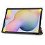 Case2go - Tablet Hoes geschikt voor Samsung Galaxy Tab S8 Plus (2022) - 12.7 Inch - Tri-Fold Book Case - Graffiti