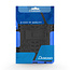Case2go - Tablet Hoes geschikt voor Samsung Galaxy Tab S8 Plus (2022) - 12.4 Inch - Schokbestendige Back Cover - Met pencil houder - Blauw