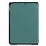 iPad 2020 Hoes - 10.2 inch - Tri-Fold Book Case met Stylus Pen Houder - Donker Groen