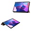 Case2go - Tablet hoes geschikt voor Lenovo Tab P12 Pro - 12.6 inch - Tri-Fold Book Case - Auto Wake functie - Rosé Goud