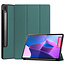 Case2go Case2go - Tablet hoes geschikt voor Lenovo Tab P12 Pro - 12.6 inch - Tri-Fold Book Case - Auto Wake functie - Groen