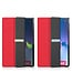 Case2go - Tablet hoes geschikt voor Lenovo Tab P12 Pro - 12.6 inch - Tri-Fold Book Case - Auto Wake functie - Rood