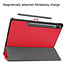 Case2go - Tablet Hoes geschikt voor Samsung Galaxy Tab S7 FE - 12.4 inch - Auto/Wake-Functie - Tri-Fold Book Case - Rood