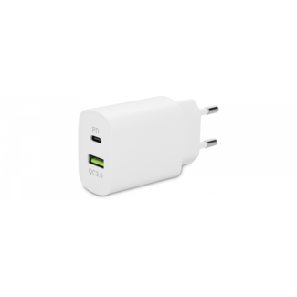 LMP LMP - Dual Port Power Adapter 20W - Wit