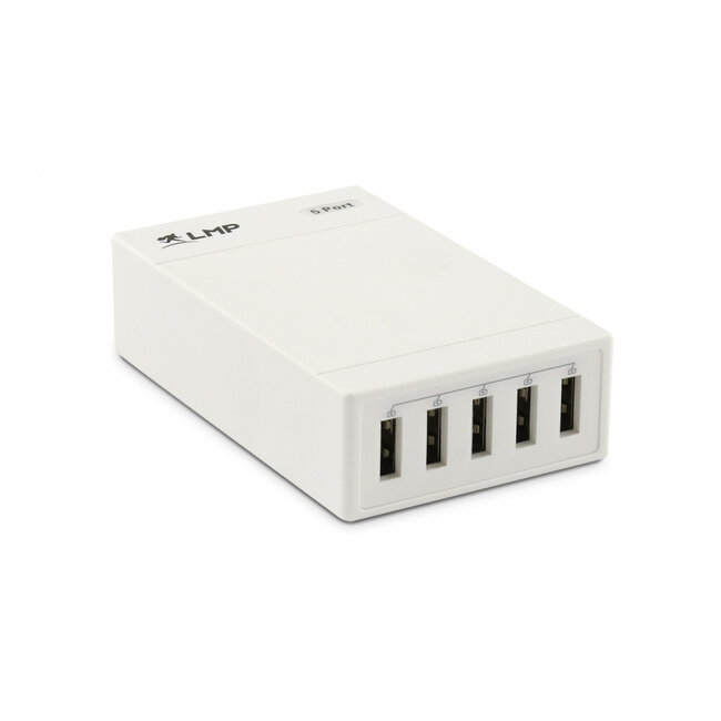 LMP - Smartcharger 5-Port USB charger 5V 8A/40W - Wit