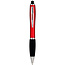 Case2go 1 Stuks - Touch Pen - 2 in 1 Stylus Pen voor smartphone en tablet - Rood