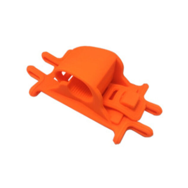 Case2go - Telefoonhouder fiets - Smartphone Telefoon houder - Universeel - Motor - Fiets - Kinderwagen - 4 tot 6.5 inch - Oranje