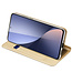 Dux Ducis - Telefoonhoesje geschikt voor Xiaomi 12 - Skin Pro Book Case - Goud