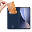 Dux Ducis - Telefoonhoesje geschikt voor Xiaomi 12 - Skin Pro Book Case - Donker Blauw