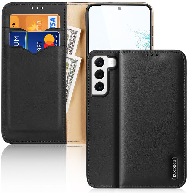 Dux Ducis - Telefoonhoesje geschikt voor Samsung Galaxy S22 Plus 5G - Dux Ducis Hivo Series Case - Zwart