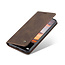 CaseMe - Hoesje geschikt voor Samsung Galaxy A33 5G - Wallet Book Case - Magneetsluiting - Donker Bruin