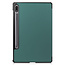 Case2go - Tablet Hoes geschikt voor Samsung Galaxy Tab S8 (2022) - Tri-Fold Book Case - Donker Groen