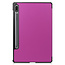 Case2go - Tablet Hoes geschikt voor Samsung Galaxy Tab S8 (2022) - Tri-Fold Book Case - Paars