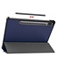 Case2go - Tablet Hoes geschikt voor Samsung Galaxy Tab S8 (2022) - Tri-Fold Book Case - Donker Blauw