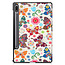 Case2go - Tablet Hoes geschikt voor Samsung Galaxy Tab S8 Plus (2022) - 12.4 Inch - Tri-Fold Book Case - Vlinders
