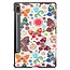 Case2go - Tablet Hoes geschikt voor Samsung Galaxy Tab S8 Plus (2022) - 12.4 Inch - Tri-Fold Book Case - Vlinders