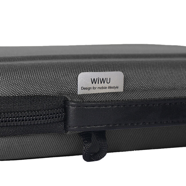 WIWU - Reistasje - Parallel Hardshell Bag - Met schouderband - Zwart