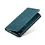 Caseme - Telefoonhoesje geschikt voor Samsung Galaxy S22 - Retro Wallet Book Case - Magneetsluiting - Blauw