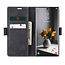 Caseme - Telefoonhoesje geschikt voor Samsung Galaxy S22 Ultra 5G- Retro Wallet Book Case - Magneetsluiting - Zwart