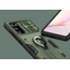 Hoesje geschikt voor Samsung Galaxy S21 Plus - CamShield Armor Case - Met Camera Cover - Donker Groen