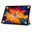 Tablet Hoes geschikt voor Lenovo Tab P11 Pro 11.5 inch - Tri-Fold Book Case - Cover met Auto/Wake Functie - Graffiti