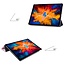 Tablet Hoes geschikt voor Lenovo Tab P11 Pro 11.5 inch - Tri-Fold Book Case - Cover met Auto/Wake Functie - Galaxy