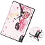 Tablet Hoes geschikt voor Lenovo Tab P11 Pro 11.5 inch - Tri-Fold Book Case - Cover met Auto/Wake Functie - Flower Fee